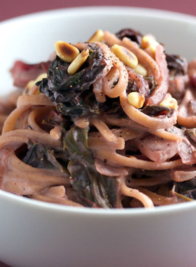 CreamyRedChardLinguine