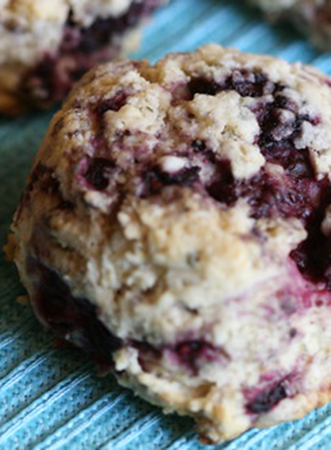 MarionberryLavenderScones