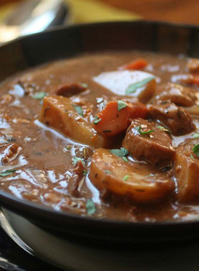 SeitanPorciniBeefStew