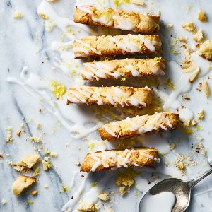 Vegan Lemon Almond Biscotti