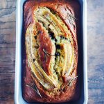 Vegan Rosemary Chocolate Chip Banana Bread
