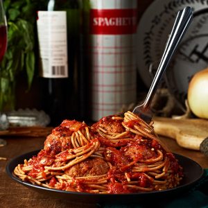 Vegan Meatballs & Spaghetti