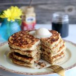 Vegan Sausage Oatmeal Pancakes